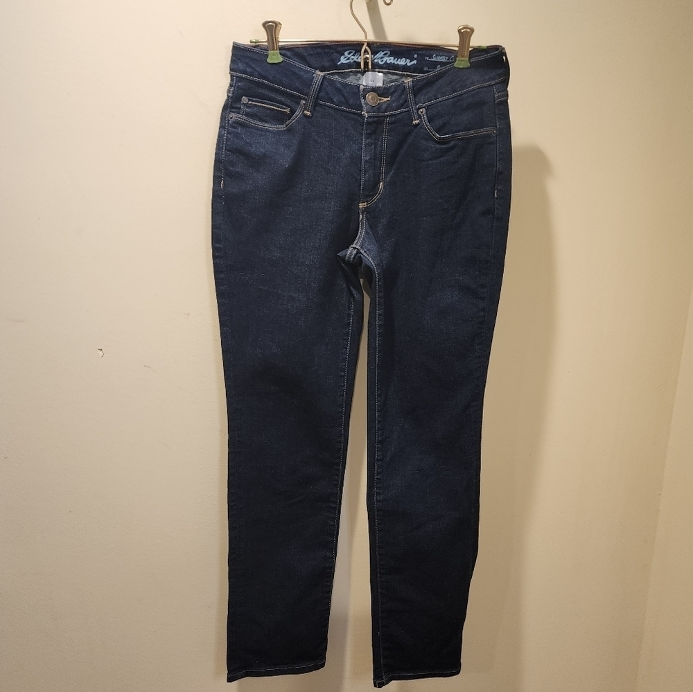 Eddy Bauer women's straight legs blue size S4